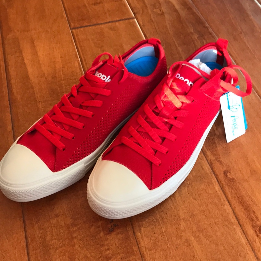 NIB red People Footwear Sneakers